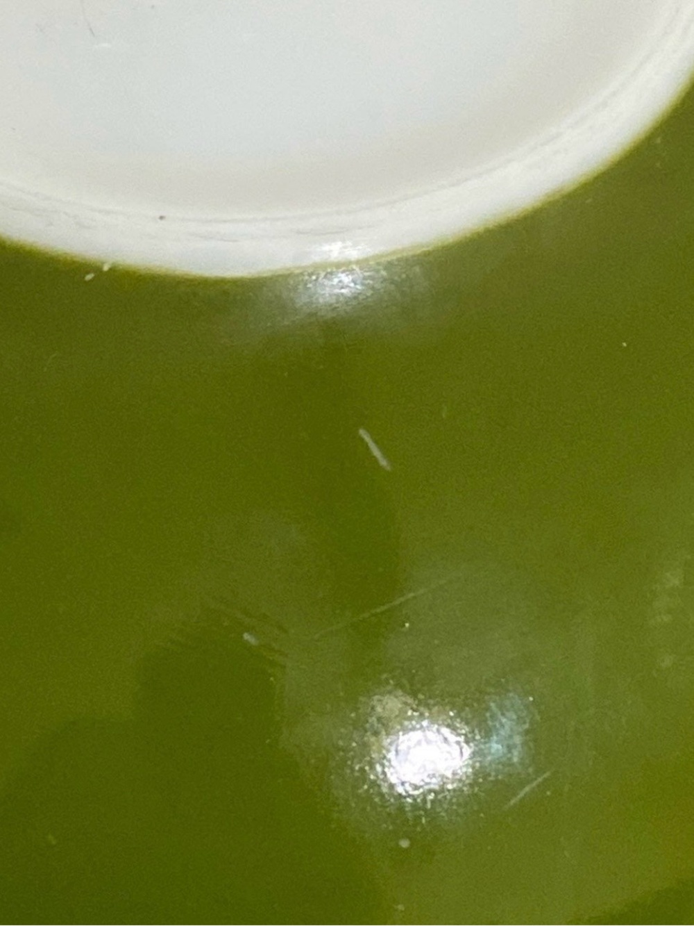 Pyrex Yellow and Green Mixing Bowls - Picture 4 of 10